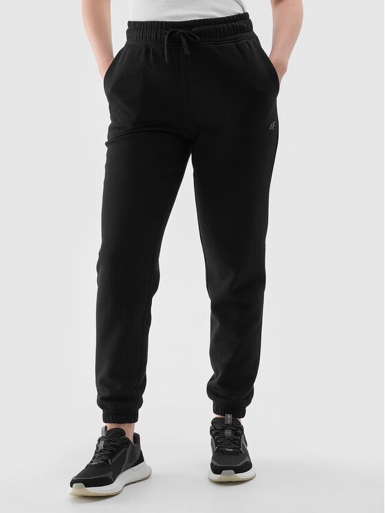 4F 4F Pantaloni da tuta 4FWMM00TTROF1137-20S Nero Regular Fit