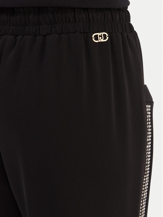 Liu Jo Sport Liu Jo Sport Pantaloni din material TA6290 TS923 Negru Regular Fit