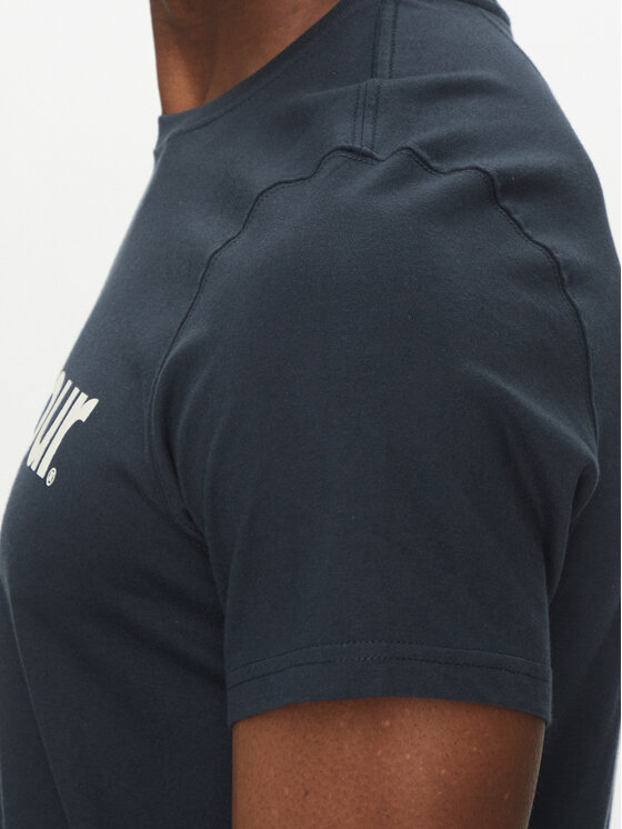 Barbour Barbour T-Shirt Logo MTS0531NY31 Granatowy Tailored Fit