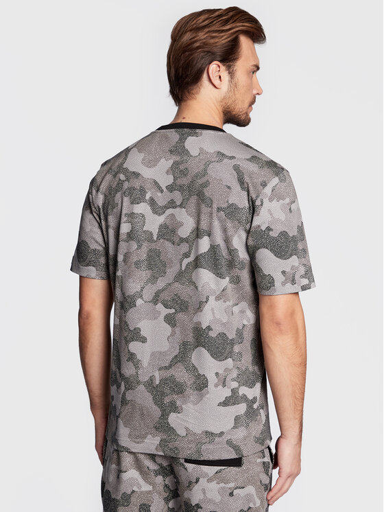 T-shirt NBA Camo 50483108 Grigio Comfort Fit