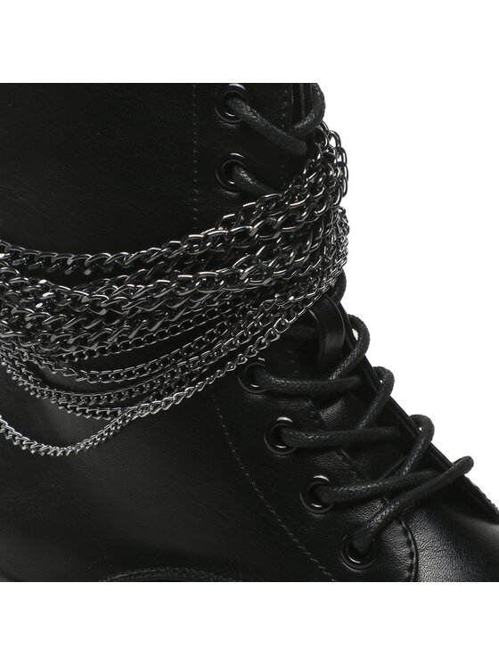 Jenny Fairy Jenny Fairy Trapper stila apavi WS5207-24A Melns