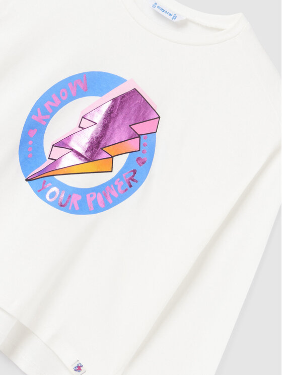 Mayoral Mayoral Bluse 7.049 Écru Regular Fit