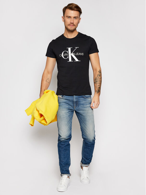 Calvin Klein Jeans T Shirt Core Monogram Logo J30J314314 Slim Fit Modivo.gr
