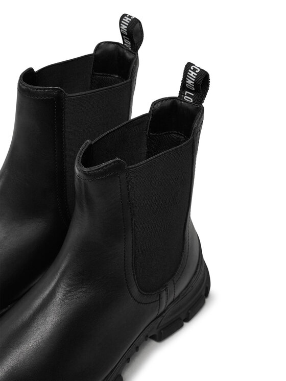 LOVE MOSCHINO LOVE MOSCHINO Kotníková obuv s elastickým prvkem JA15504G0LIA0000 Černá