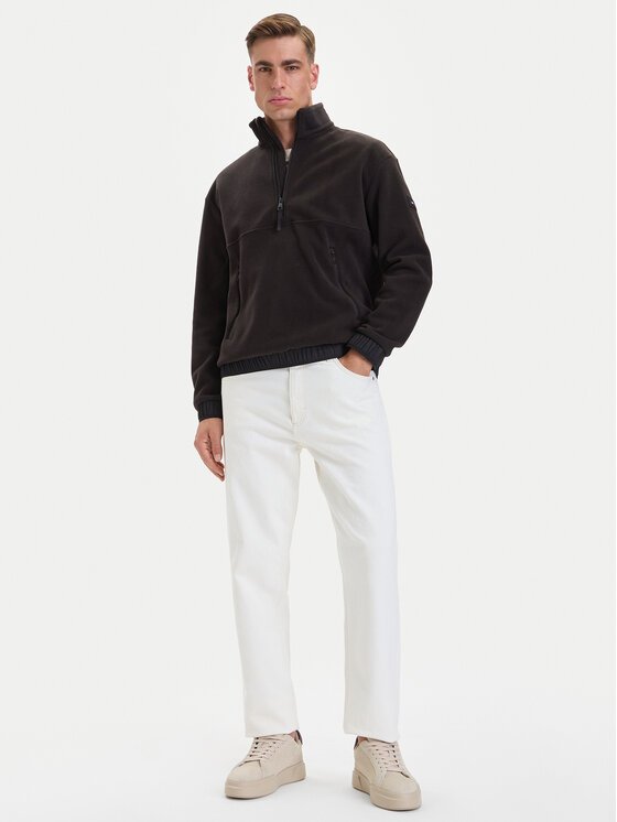 Tommy Hilfiger Tommy Hilfiger Fleece MW0MW44679 Μαύρο Regular Fit