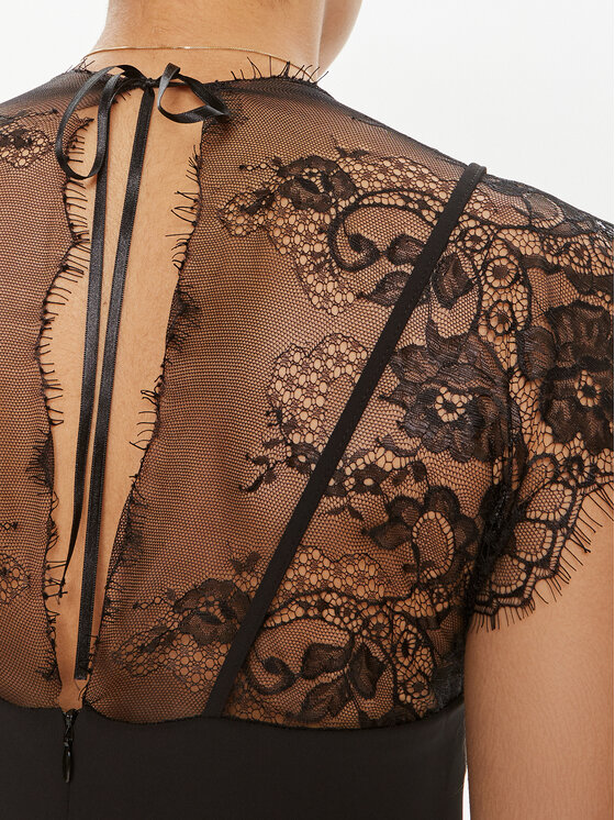 Imperial Imperial Φόρεμα κοκτέιλ A9990001R Μαύρο Slim Fit