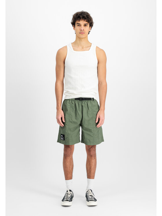 Alpha Industries Alpha Industries Szorty Nylon Cargo Short Zielony Regular Fit