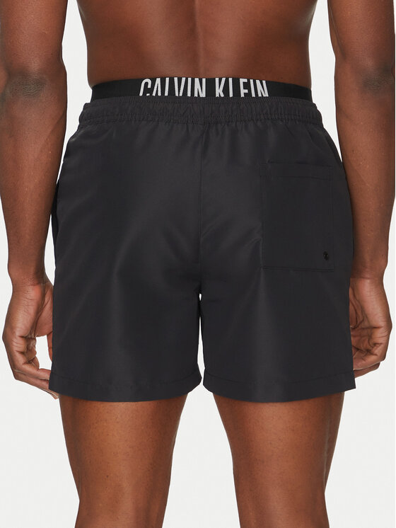 Calvin Klein Swimwear Calvin Klein Swimwear Kopalne hlače KM0KM01093 Črna Regular Fit