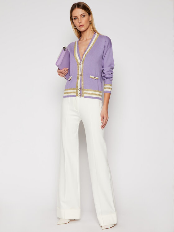 Cardigan Maffer 0636183 Viola Regular Fit