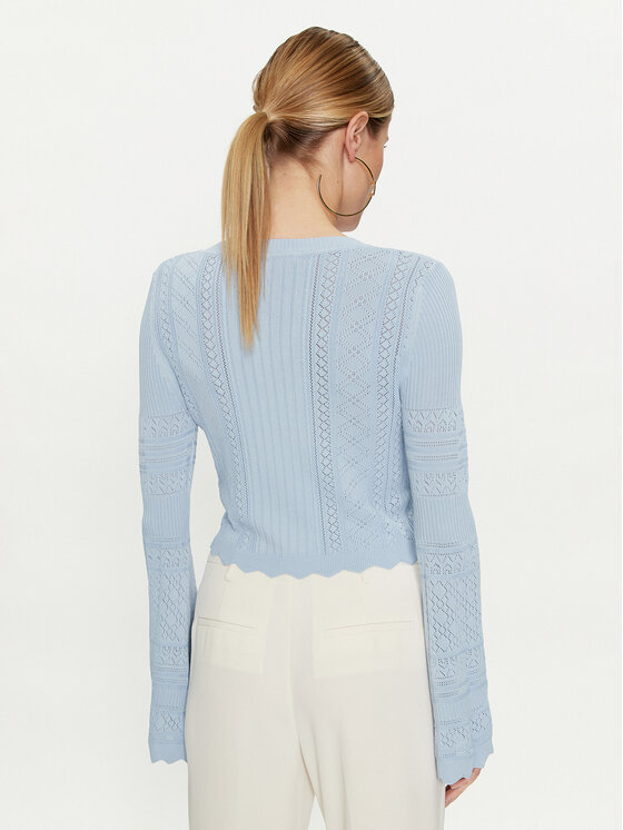Guess Guess Pullover Adaline W4GR08 Z2U00 Himmelblau Regular Fit