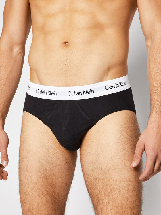 Calvin Klein Underwear Calvin Klein Underwear Sada 3 kusů slipů 0000U2661G Černá