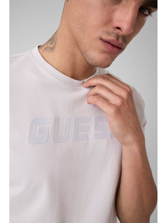 Guess Guess T-Shirt 183446 Szary Classic Fit