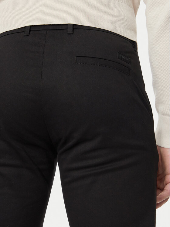 Calvin Klein Calvin Klein Chino K10K113429 Crna Slim Fit