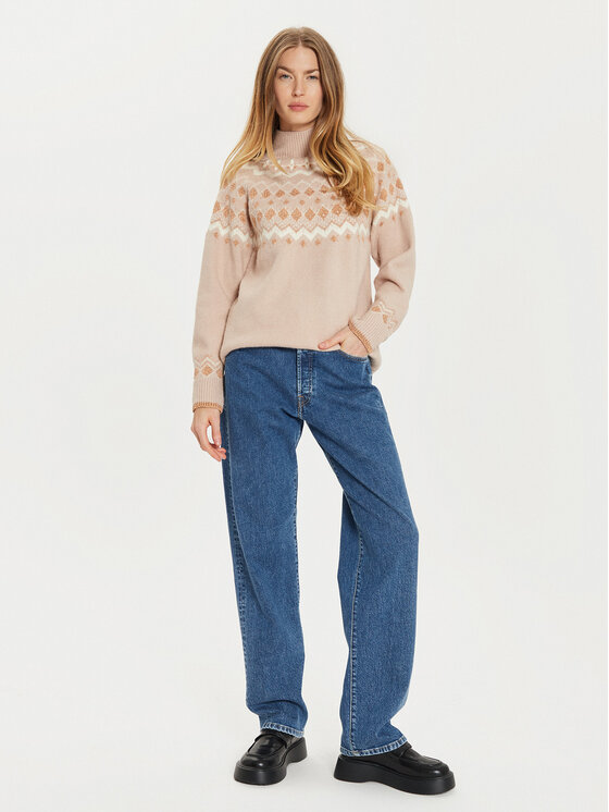 Brave Soul Brave Soul Sweater LK-248FABIO Bézs Regular Fit