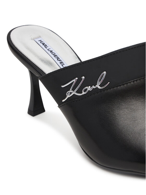 KARL LAGERFELD KARL LAGERFELD Natikače Sienna KL32701 Crna