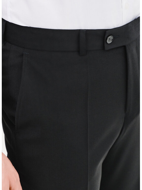 Pako Lorente Pako Lorente Spodnie garniturowe P25SP-6G-029 Czarny Slim Fit