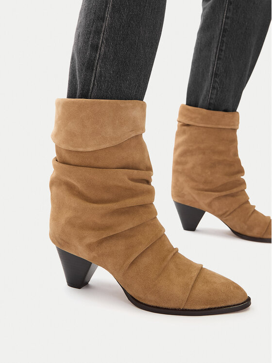Badura Badura Μπότες EO-APRIL-25FW218 Μπεζ