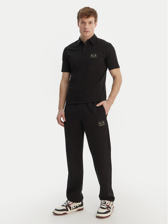 Armani Exchange Armani Exchange Teplákové nohavice XM001774 AF19936 UC001 Čierna Regular Fit