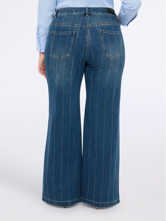 Fiorella Rubino Fiorella Rubino Jeansy P407T204969N024 Niebieski A-Line Fit