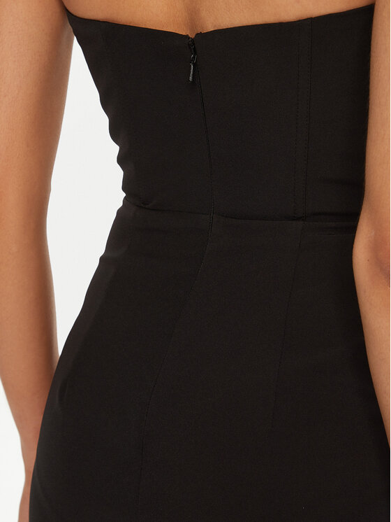 BARDOT BARDOT Cocktail obleka 58532DB Črna Regular Fit