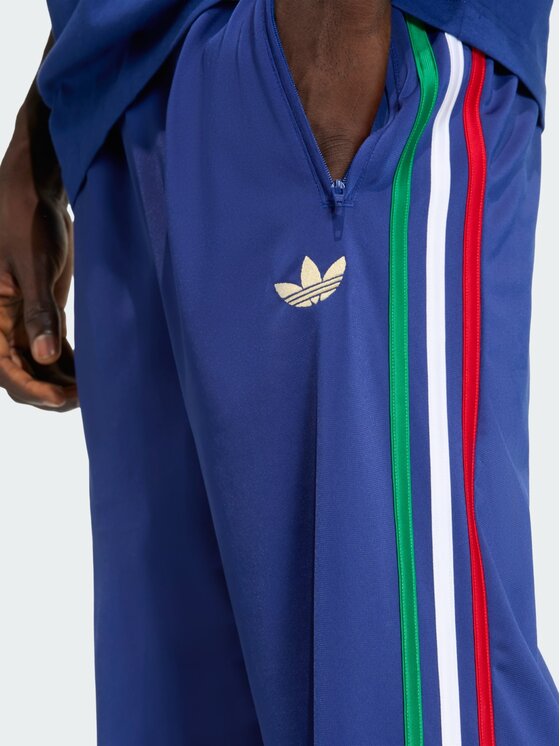 adidas adidas Spodnie dresowe FIREBIRD Błękitny Regular Fit