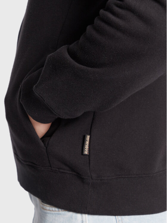 Napapijri Napapijri Μπλούζα B-Ayas NP0A4GJB Μαύρο Regular Fit