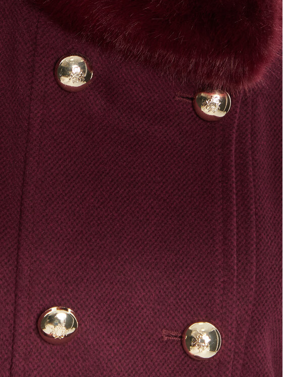 Rinascimento Rinascimento Übergangsmantel CFC0125794003 Dunkelrot Regular Fit
