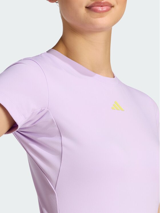 adidas adidas Koszulka techniczna 167807 Fioletowy Slim Fit