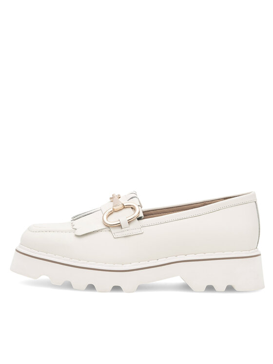 Badura Badura Loafersy NECTOR-06W1-016 Biały