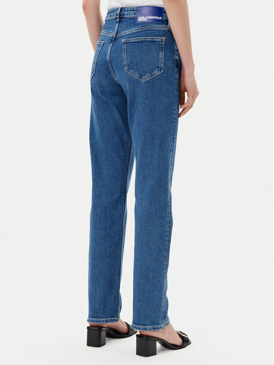 Karl Lagerfeld Jeans Karl Lagerfeld Jeans Jeans hlače A2W10033 Modra Straight Fit