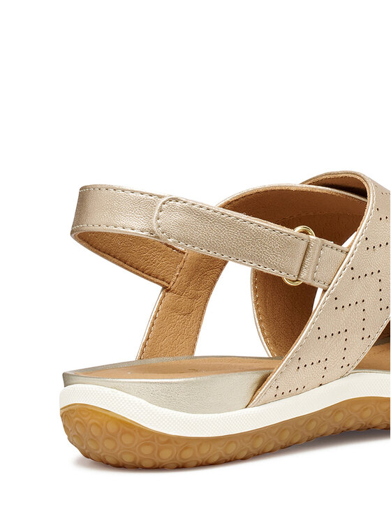 Geox Geox Sandały Sandal Vega D65R6B 000NF C2012 Złoty