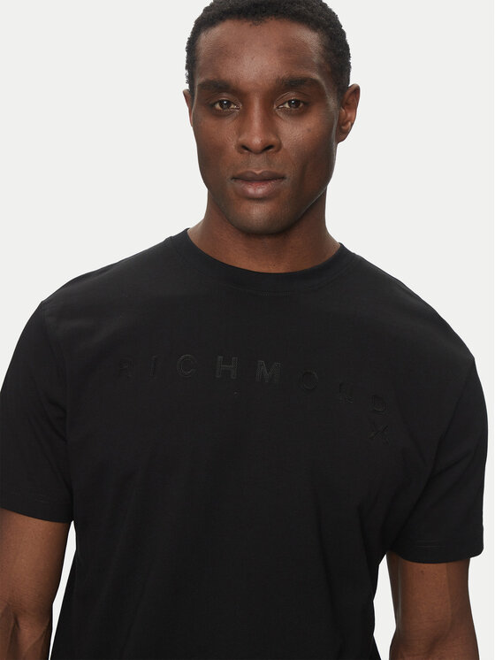 Richmond X Richmond X T-särk UMP25009TS Must Regular Fit