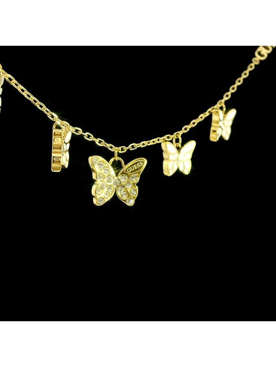 Guess Guess Naszyjnik JUBN04101JWYGWHT/U Złoty