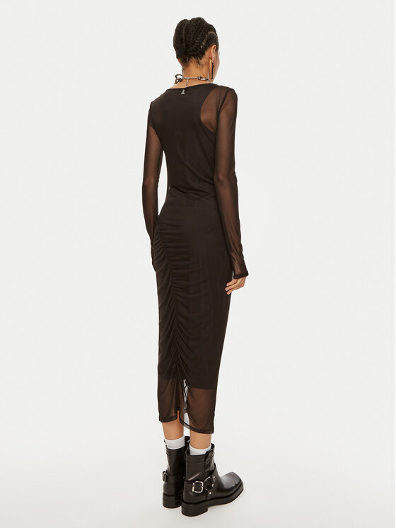 Patrizia Pepe Patrizia Pepe Kokteilinė suknelė 8A1344 J149-K103 Juoda Slim Fit