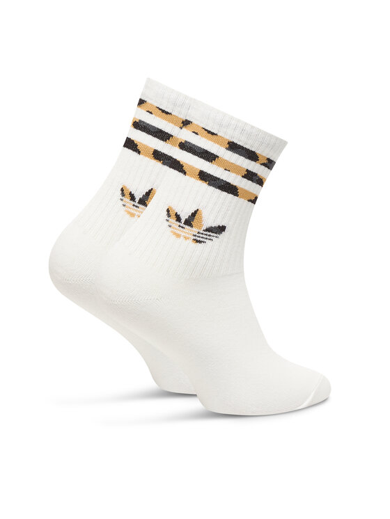adidas adidas Skarpety długie Leopard JV7855 Brązowy