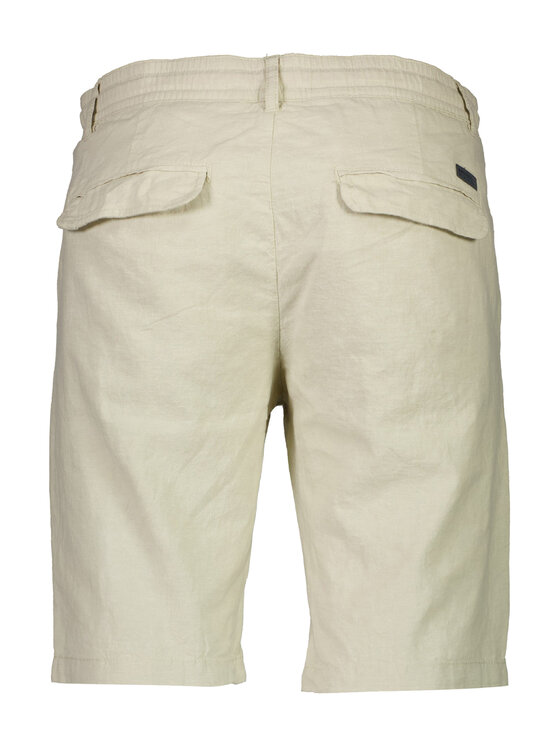 Lindbergh Lindbergh Šortky z materiálu 30-508003 Béžová Relaxed Fit