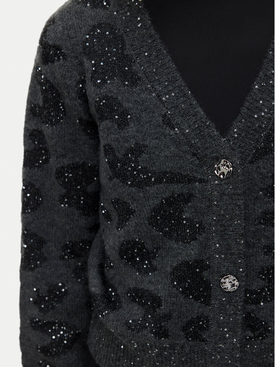 Vero Moda Vero Moda Kardigan Zuzu 10339337 Szary Regular Fit