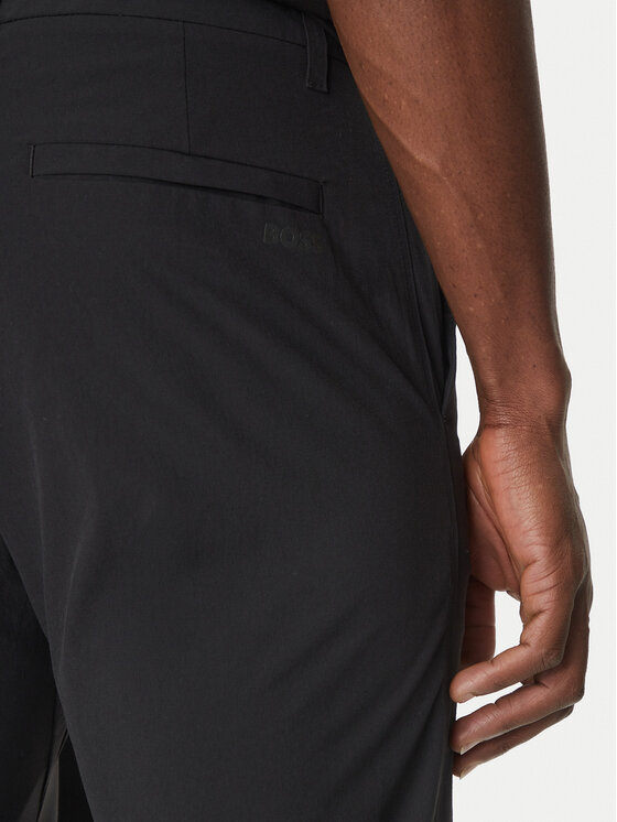BOSS BOSS Hlače Commuter HexaStre 50529673 Crna Slim Fit
