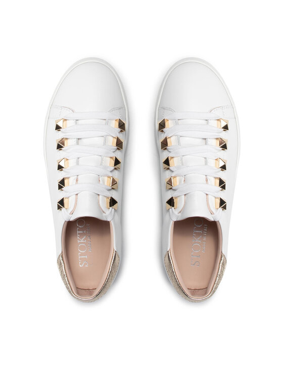 stokton sneakers banda nera borchie - Valentina Boutique Shop