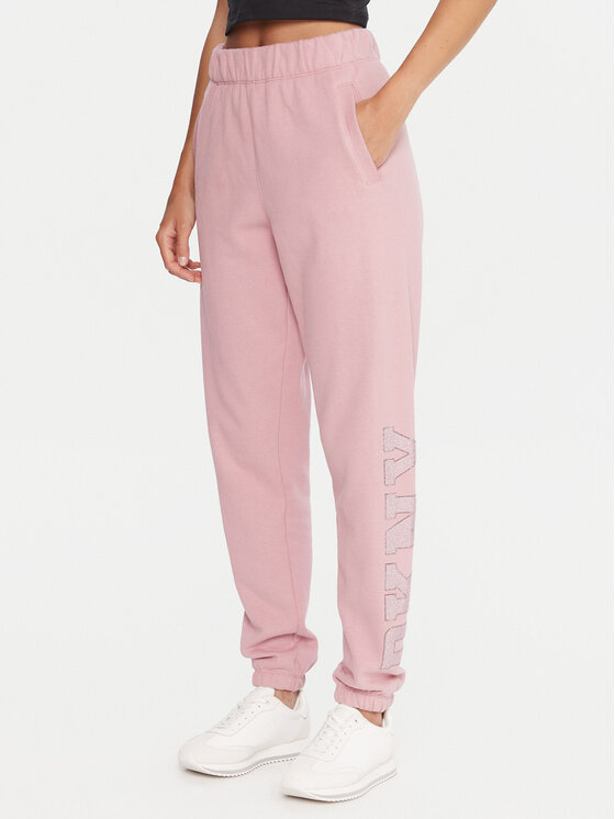 DKNY Sport DKNY Sport Pantaloni trening DP5P3737 Roz Regular Fit