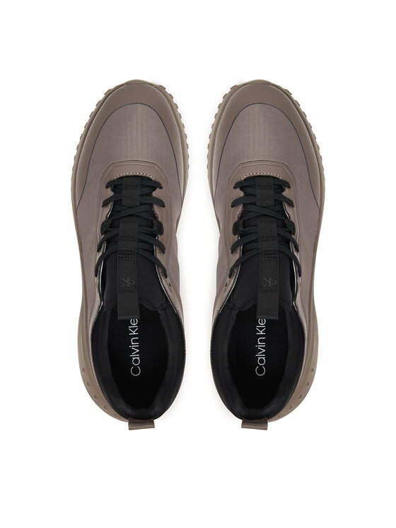 Calvin Klein Calvin Klein Snīkeri Eva Runner Laceup Sock Mat Mix YM0YM01443 Brūns