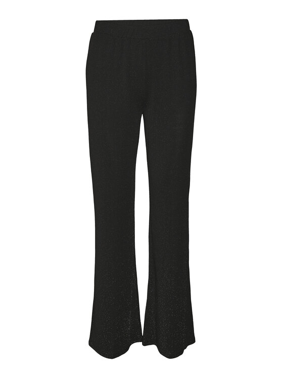 Vero Moda Vero Moda Kötött nadrág Kanva 10296871 Fekete Regular Fit