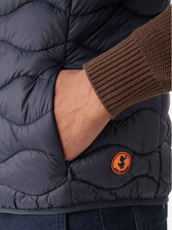 Save The Duck Save The Duck Weste D82187M GIGA21 Dunkelblau Regular Fit