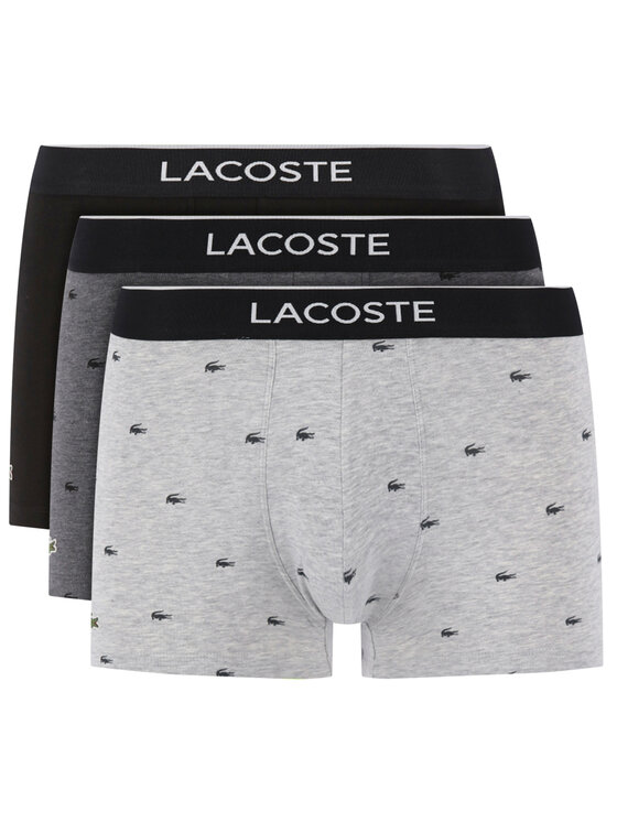 Lacoste 3 bokseršortu pāru komplekts 5H3411 Daudzkrāsains