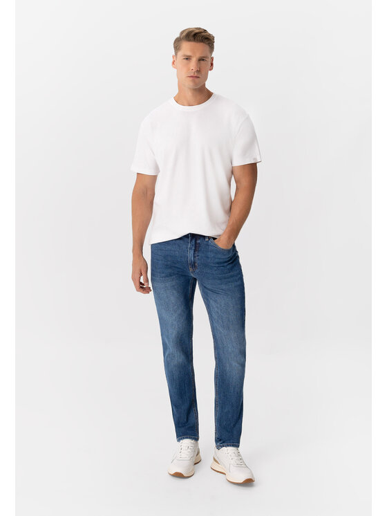 Volcano Volcano Jeansy D-DEXTER 52 Niebieski Regular Fit