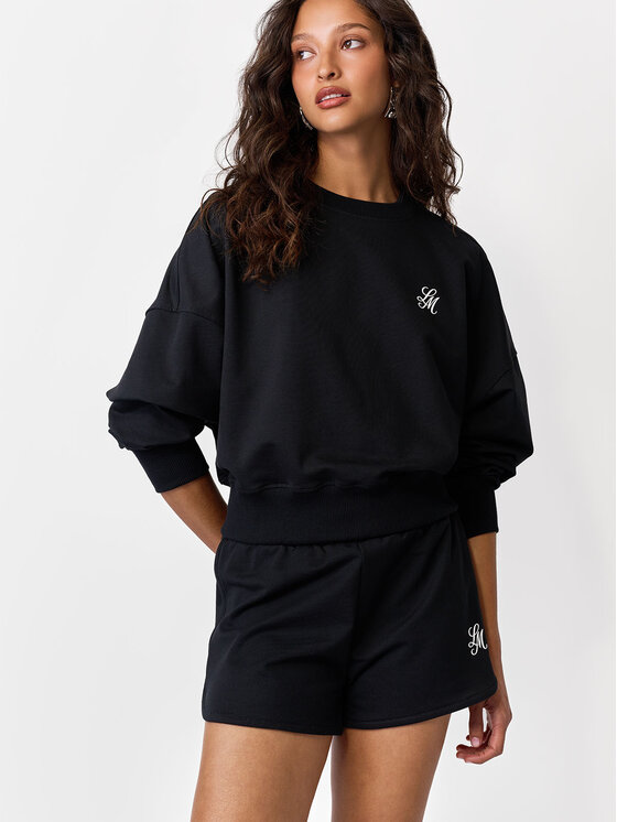 La Mania La Mania Mikina LIPPS Černá Basic Fit