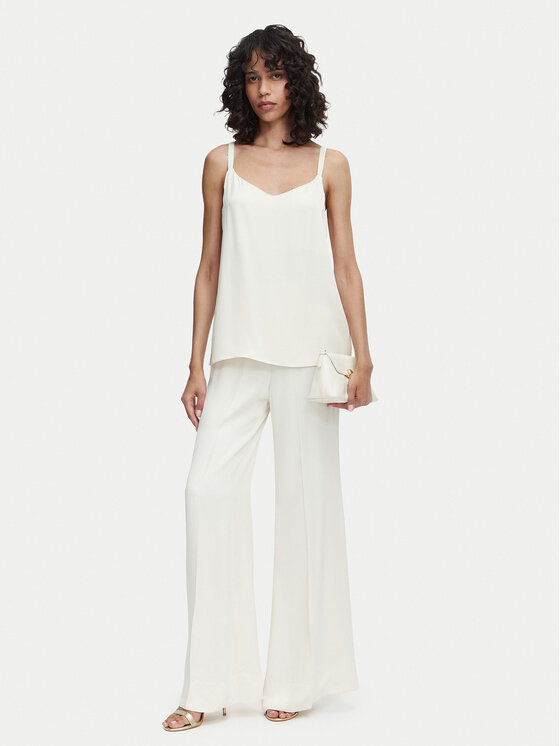 ACCESS FASHION ACCESS FASHION Top 63-2221-875 Kremowy Regular Fit
