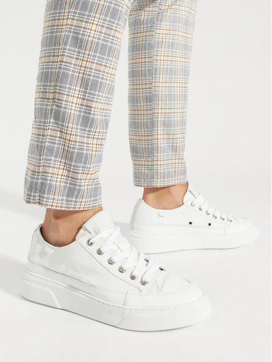 Inuikii Inuikii Sneakersy Canvas Lex Low 50102-991 Biały