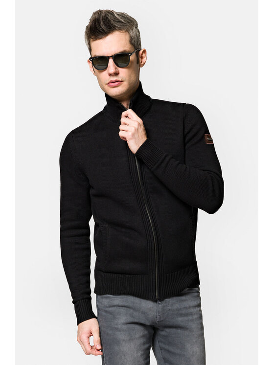 Kardigan, rozmiar 3XL, Czarny, Nate SW073222000077