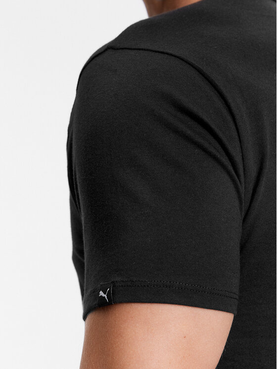 Puma Puma Komplekt kahest t-särgist Basic 935016 Must Regular Fit